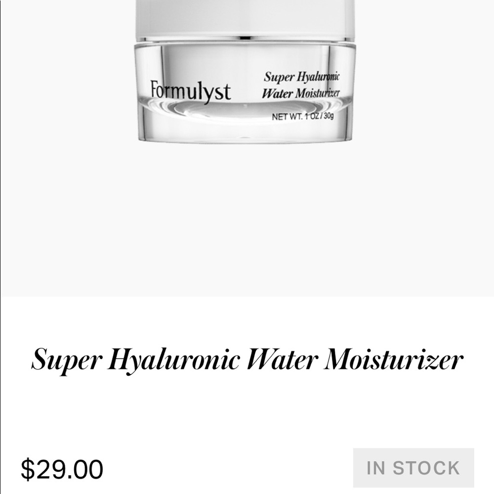 Super Hyaluronic Water Moisturizer